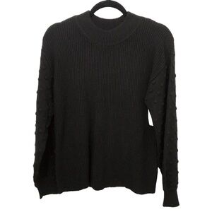 NWOT Vince Camuto sheer puff sleeve sweater top